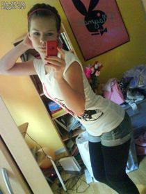 Lovely brunette in a
